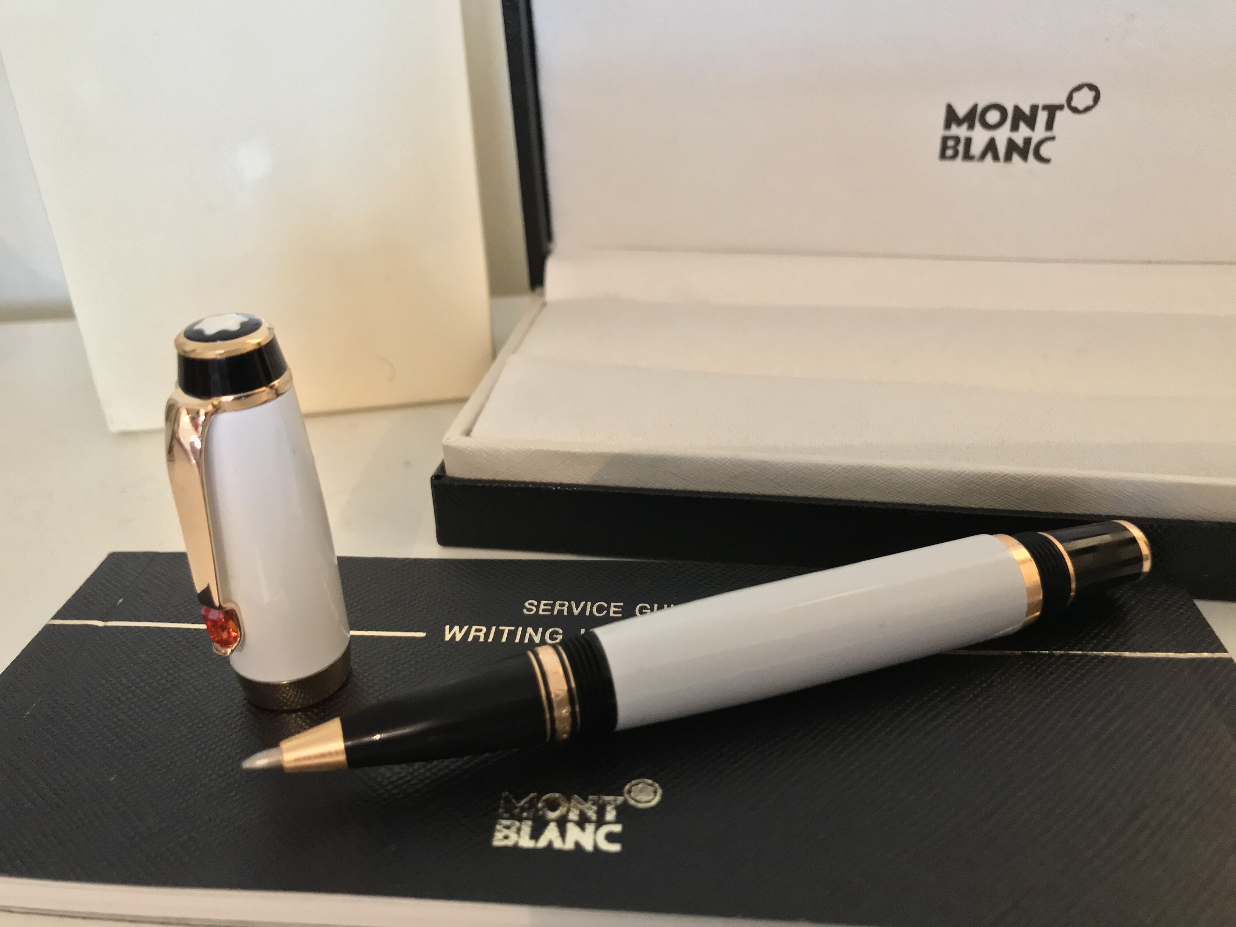 Montblanc Boheme Ballpoint Gold Plated Pen-New Example - Image 2 of 2