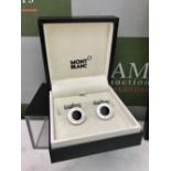 Montblanc Meiserstuck Cufflinks. Boxed Example