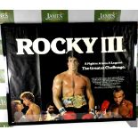 Full Size Original "Rocky III" Sylvester Stallone Film Promo