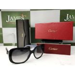 Cartier Oversized Style Ladies Sunglasses