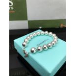 Tiffany & Co Oval Return to Tag Silver 925 Bracelet