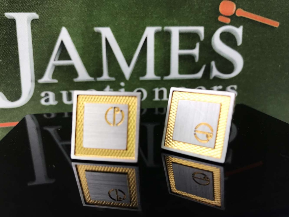 Vintage Dunhill Men's Cufflinks Cuff Links. - Image 3 of 3