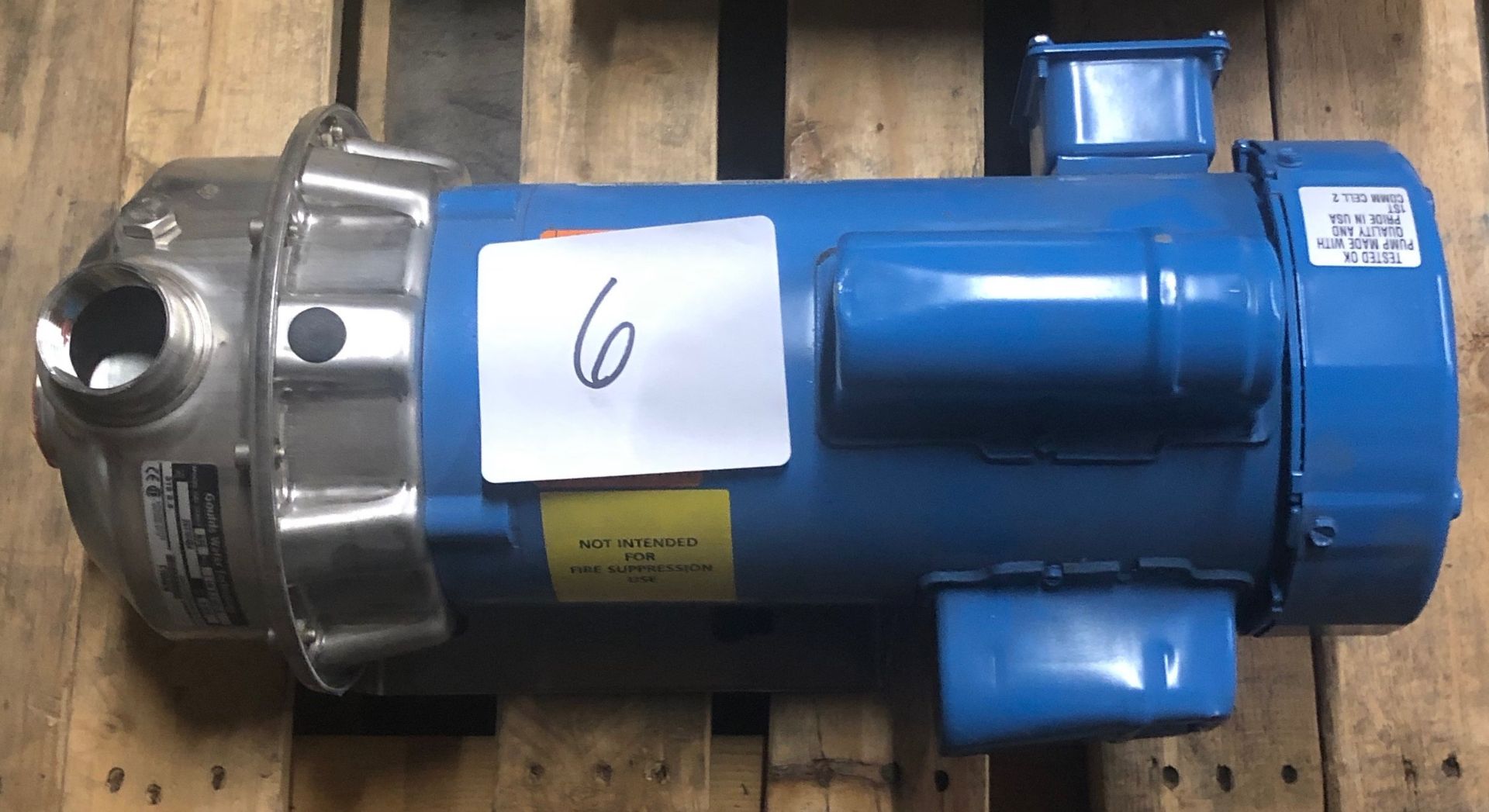 Xylem Goulds NPE Series 2ST1H4B4 Water Pump 3 HP 1 1/4" x 1 1/2-6" Suction/Discharge Size 5 1/16"