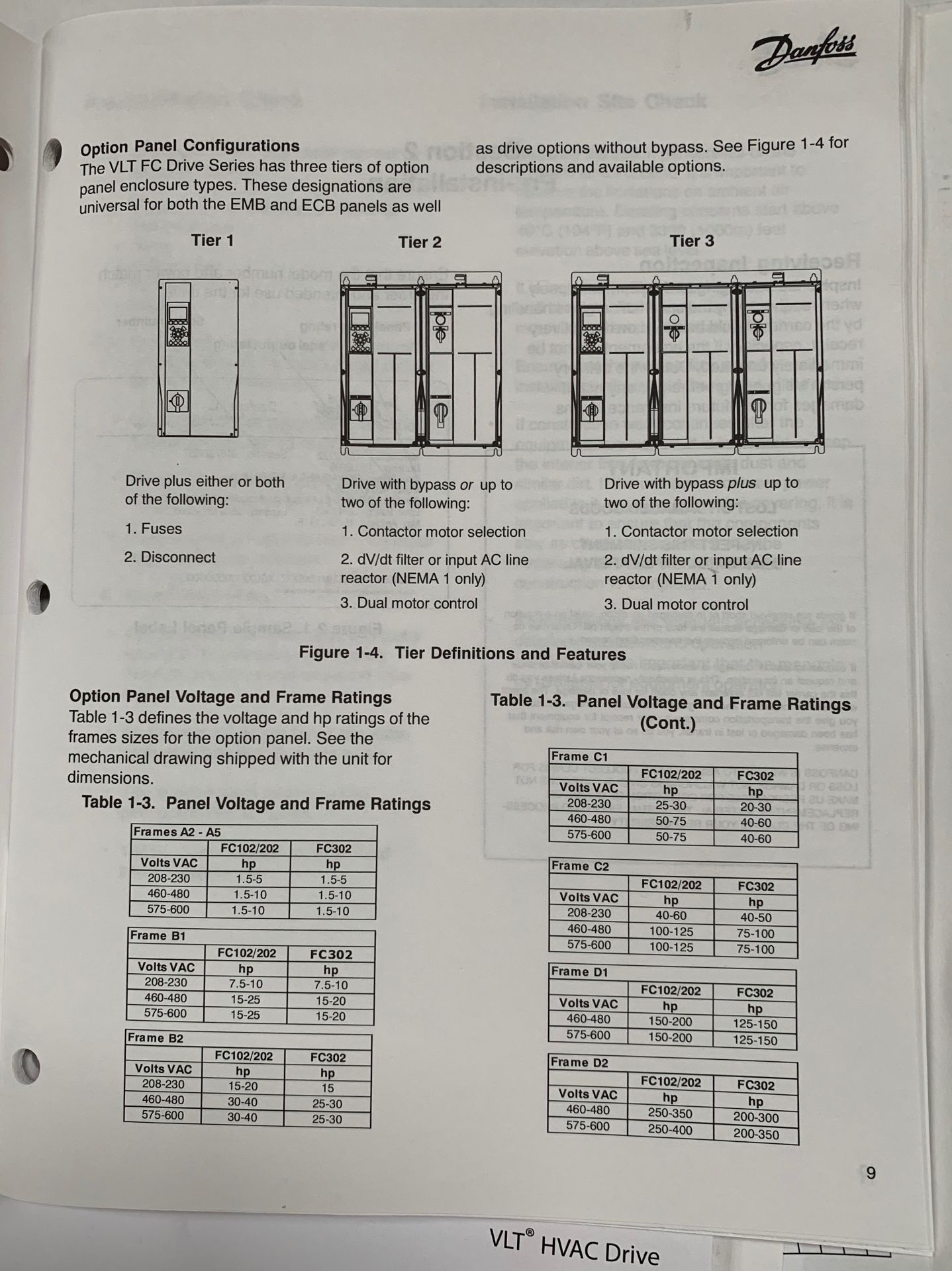 Danfoss 75 HP VLT Series HVAC VFD Model FC-102P55KT4 with Switch Mode Power Supply 380-480 Volts - Image 4 of 4