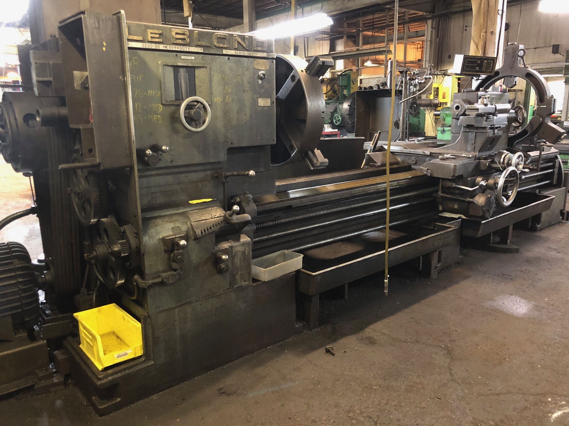 LeBlond Engine Lathe Model 3220-28NFX120