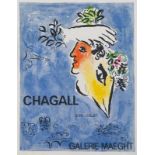 Chagall, Marc. (1887 Witebsk - 1985 St. Paul-de-Vence). Konvolut aus 5 Original-Ausstellungspalakten