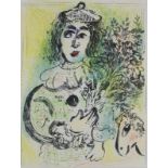 Chagall, Marc. (1887 Witebsk - 1985 St. Paul-de-Vence). Le Clown fleuri (Blumengeschmückter