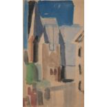 Coenen, Otto. (1907 Düren - 1971 Mönchengladbach). Bonner Münster. Wohl 1946. Aquarell auf Papier.