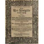 Sondersammlung Pietismus und Katholizismus - Okkultismus - Rosenkreuzer - - Rothe, Kaspar. Cor