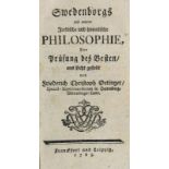 Sondersammlung Pietismus und Katholizismus - - Oetinger, Friedrich Christoph. Swedenborgs und