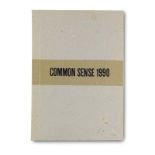 Künstlerbücher - - COMMON SENSE 90. Almanach für Kunst & Literatur mit Texten und Textgrafiken von