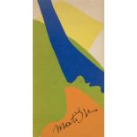 Matisse, Henri. (1869 Le Cateau - 1954 Nizza). Papiers Découpés. Mit serigraphiertem Original-