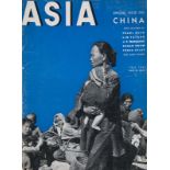 Asien - - Asia. Magazine. Insgesamt 73 Hefte der Zeitschrift. New York, 1925-1941. 4°. Illustr.
