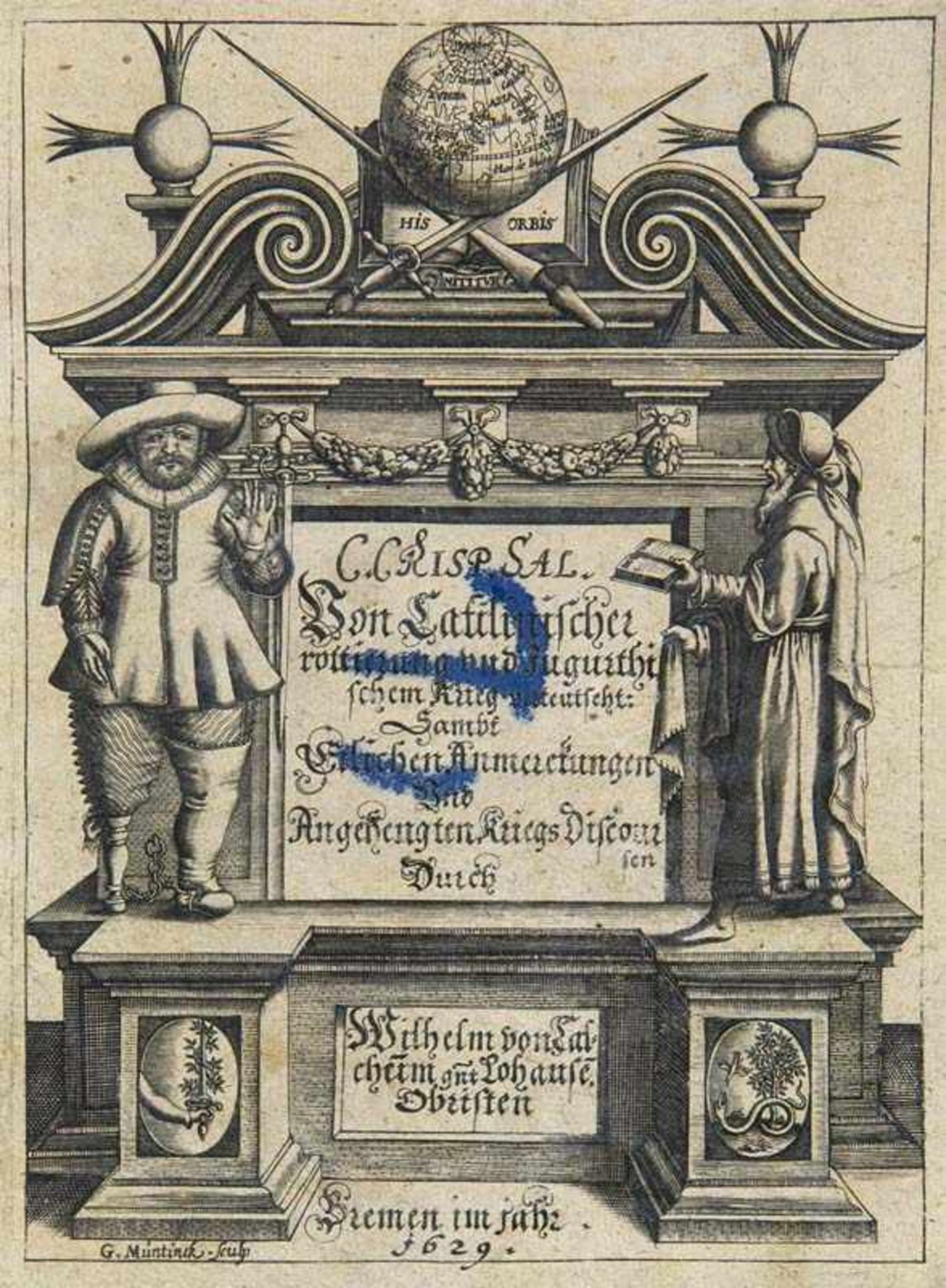 Sondersammlung Pietismus und Katholizismus - - (Kalckheim (Calchum), Wilhelm v.).. C. Crisp.