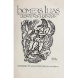 Jugendstil - - Hofmann, Ludwig von. Homers Ilias. Deutsch von Johann Heinrich Voss. Mit