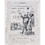 Daumier, Honoré - - Alhoy, Maurice; Huart, Louis. Les cent et un Robert Macaire. Sur les idées et