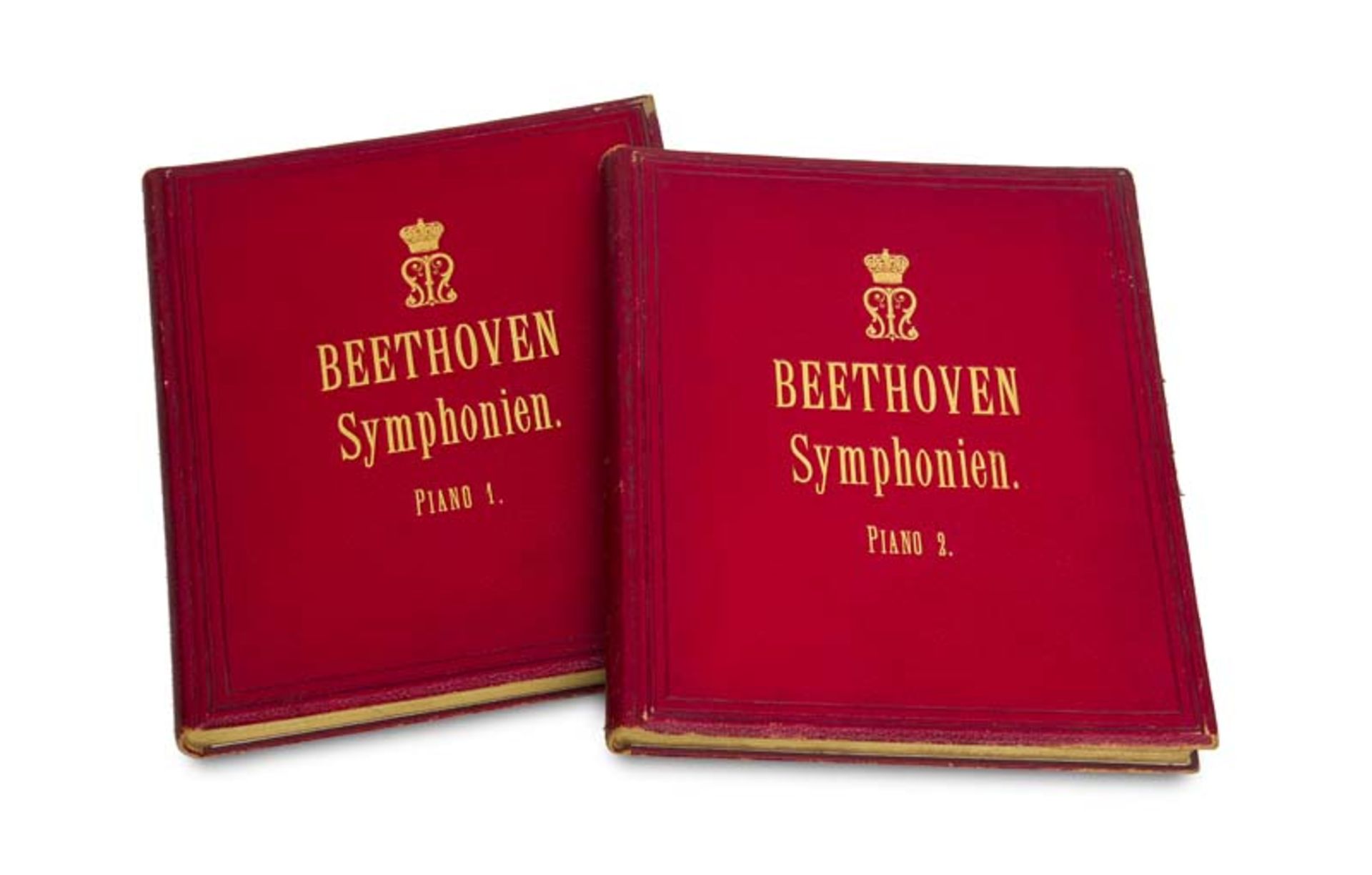 Musik - Beethoven, Ludwig van - - Horn, August (Bearb.). L. van Beethoven's Symphonien für zwei