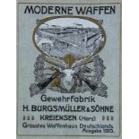 Firmenschriften - - Sammlung von 2 Waffenkatalogen. Anfang 20. Jh. Enthält: Moderne Waffen.