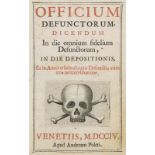 Officium Defunctorum Dicendum in die omnium fidelium Defunctorum, in die depositionis, et in