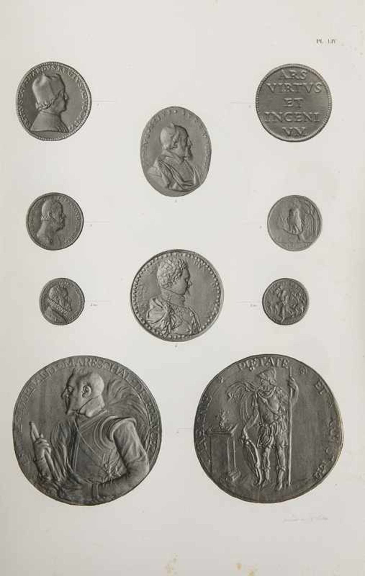 With 353 numismatic plates.NumismatikCollas, Achille, Delaroche, PaulTrésor de Numismatique et de - Bild 3 aus 4
