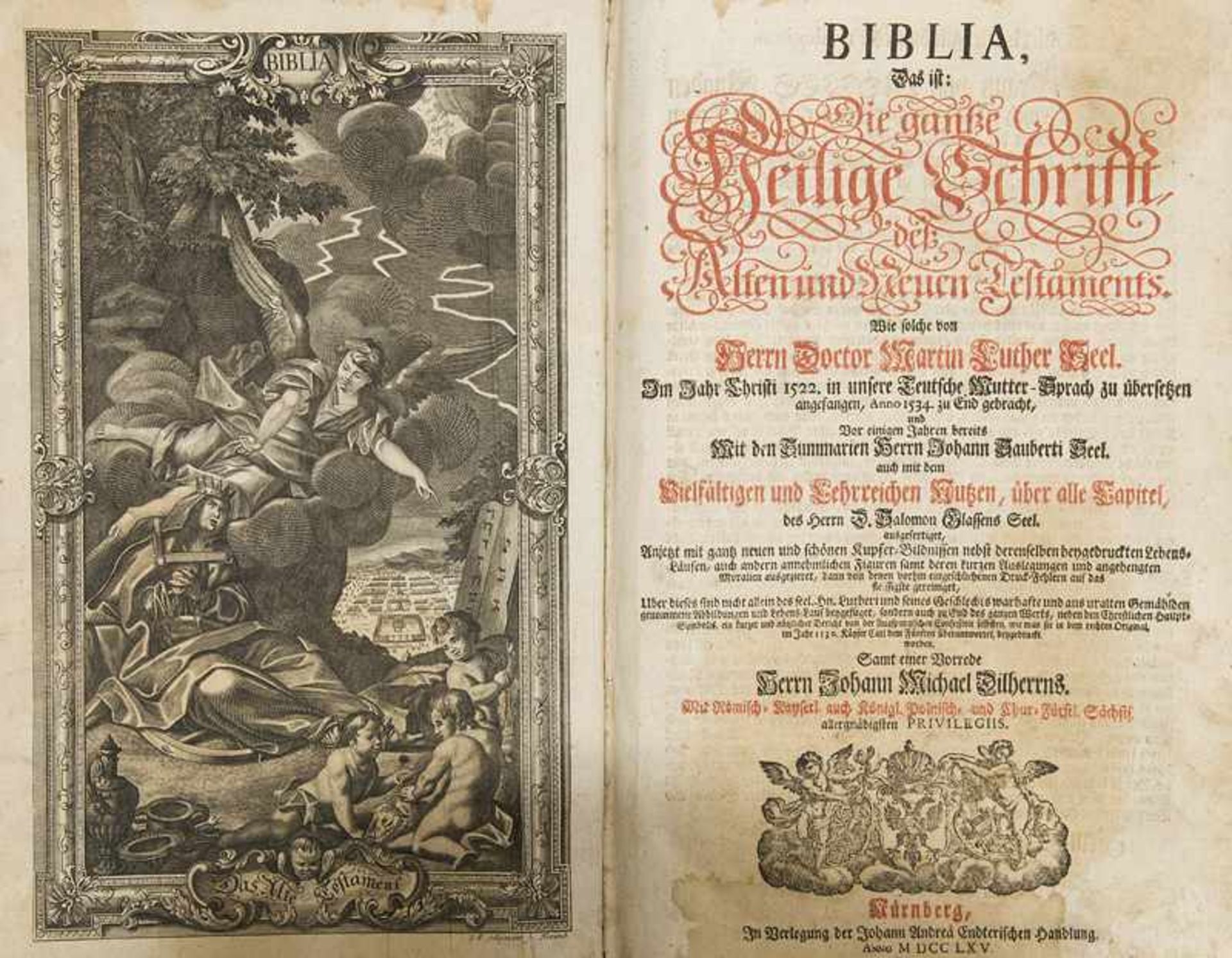 Bibeln Biblia, Das ist: Die gantze Heilige Schrift deß Alten und Neuen Testaments, wie solche