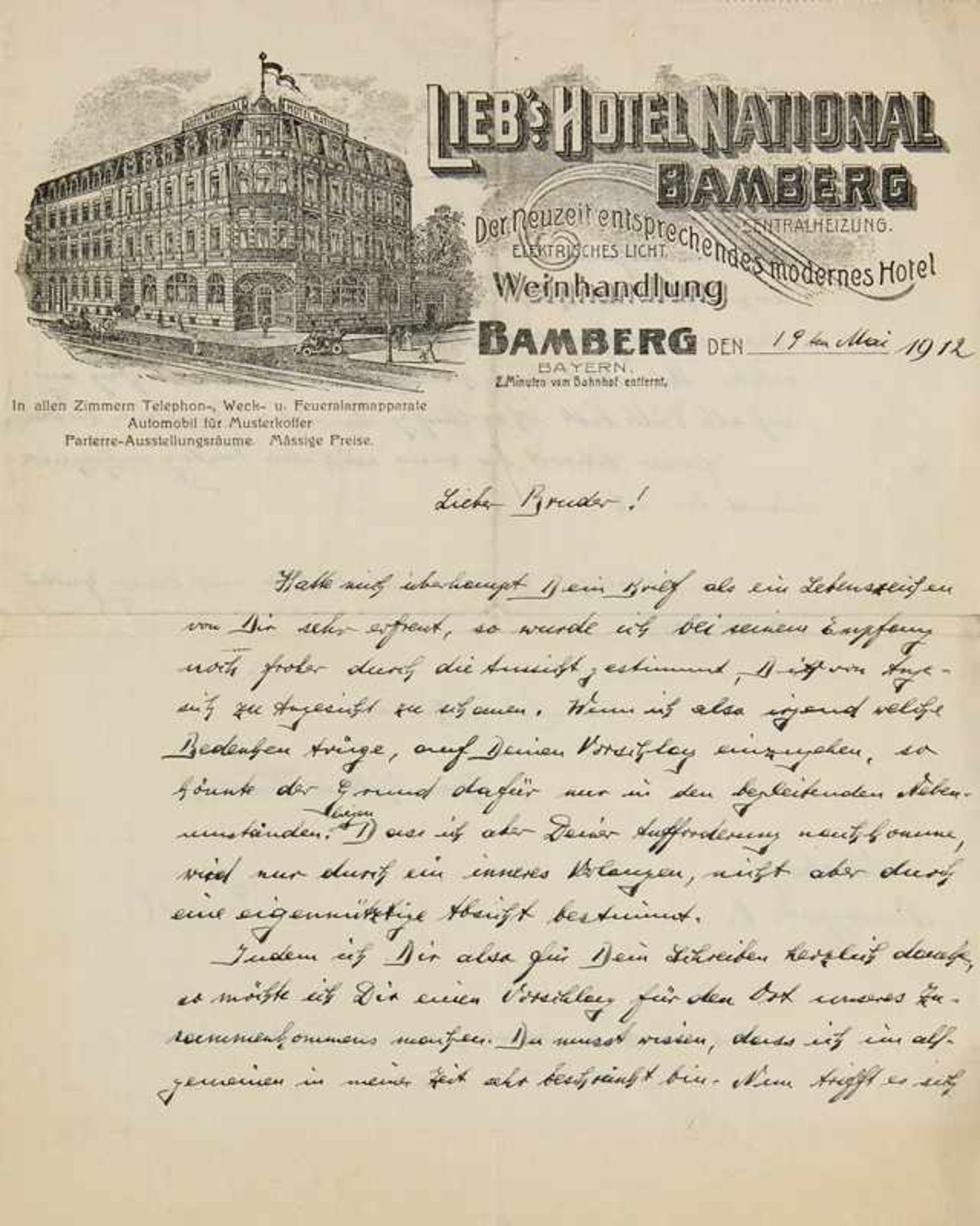 Freksa, Friedrich Sammlung von 46 Briefen u. Postkarten von und an den Schriftsteller Friedrich