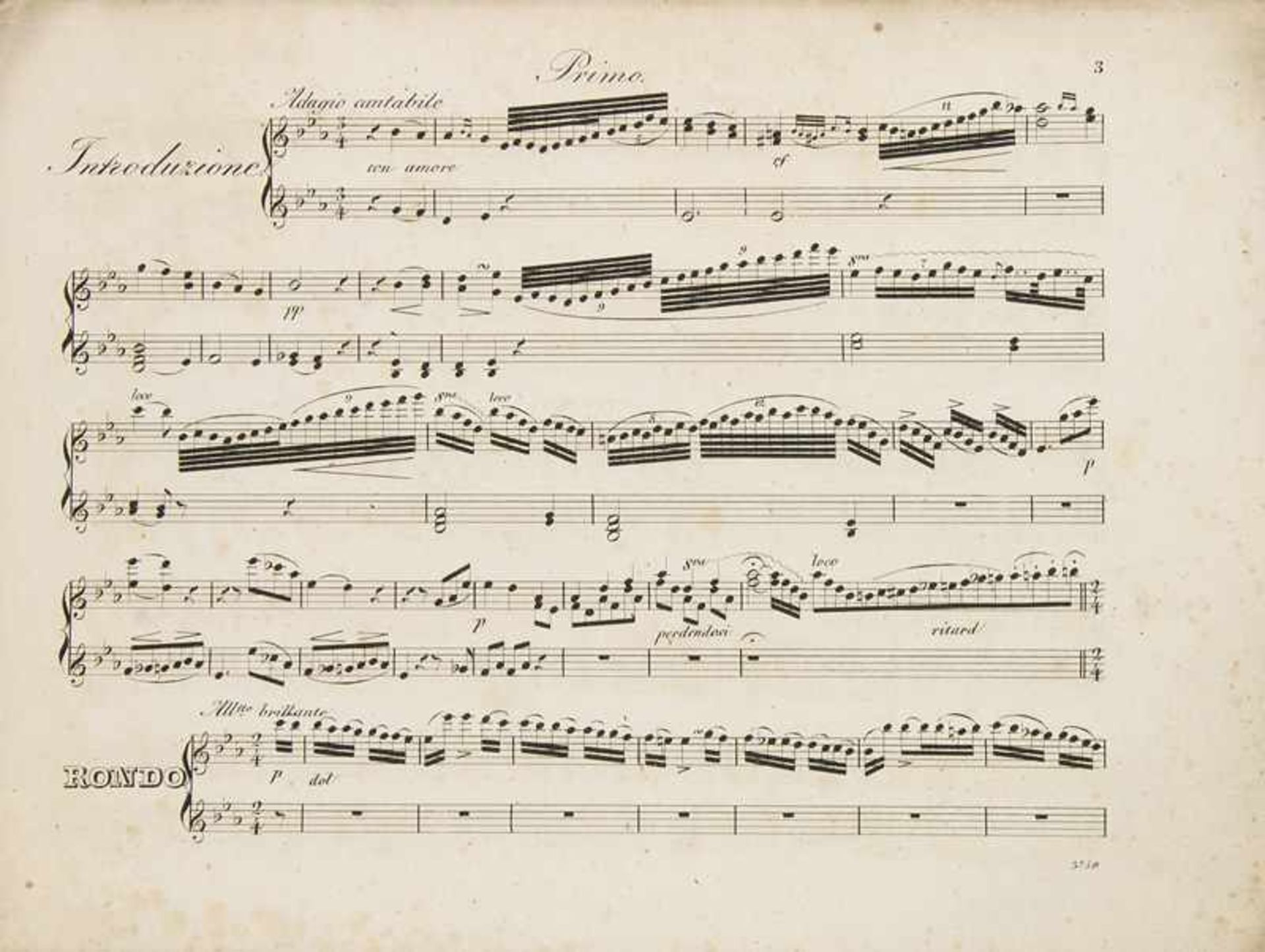 MusikLouis Ferdinand, Prinz von PreußenRondeau (tiré de l'Oeuvre 10.) composé par le Prince Louis