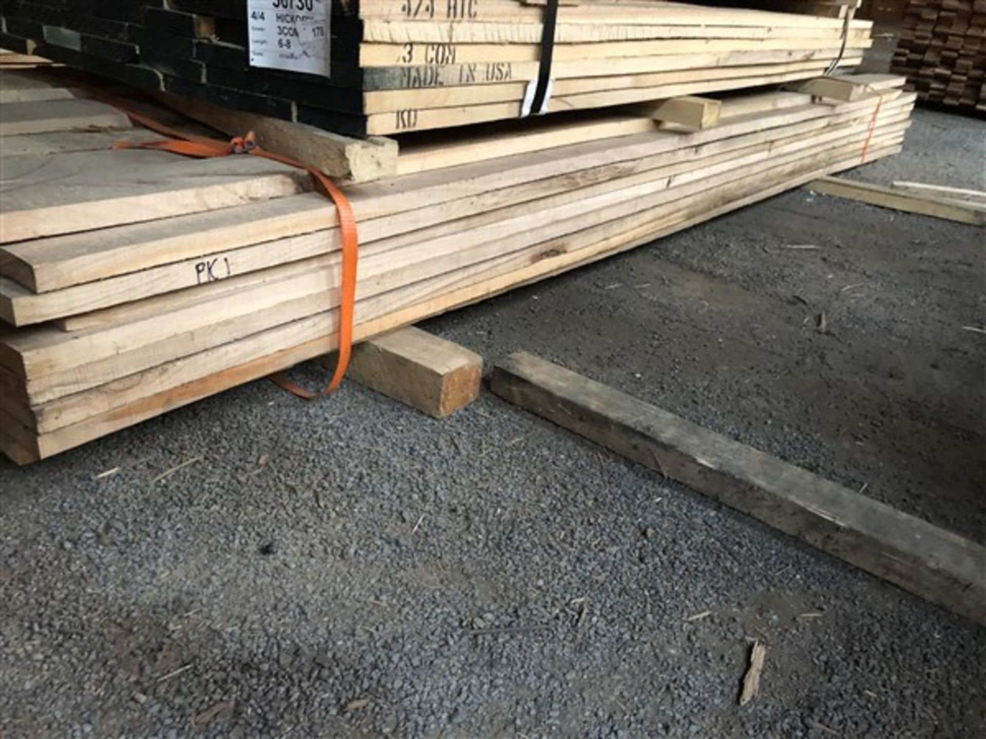 Hickory 4/4 Rough Cut Lumber