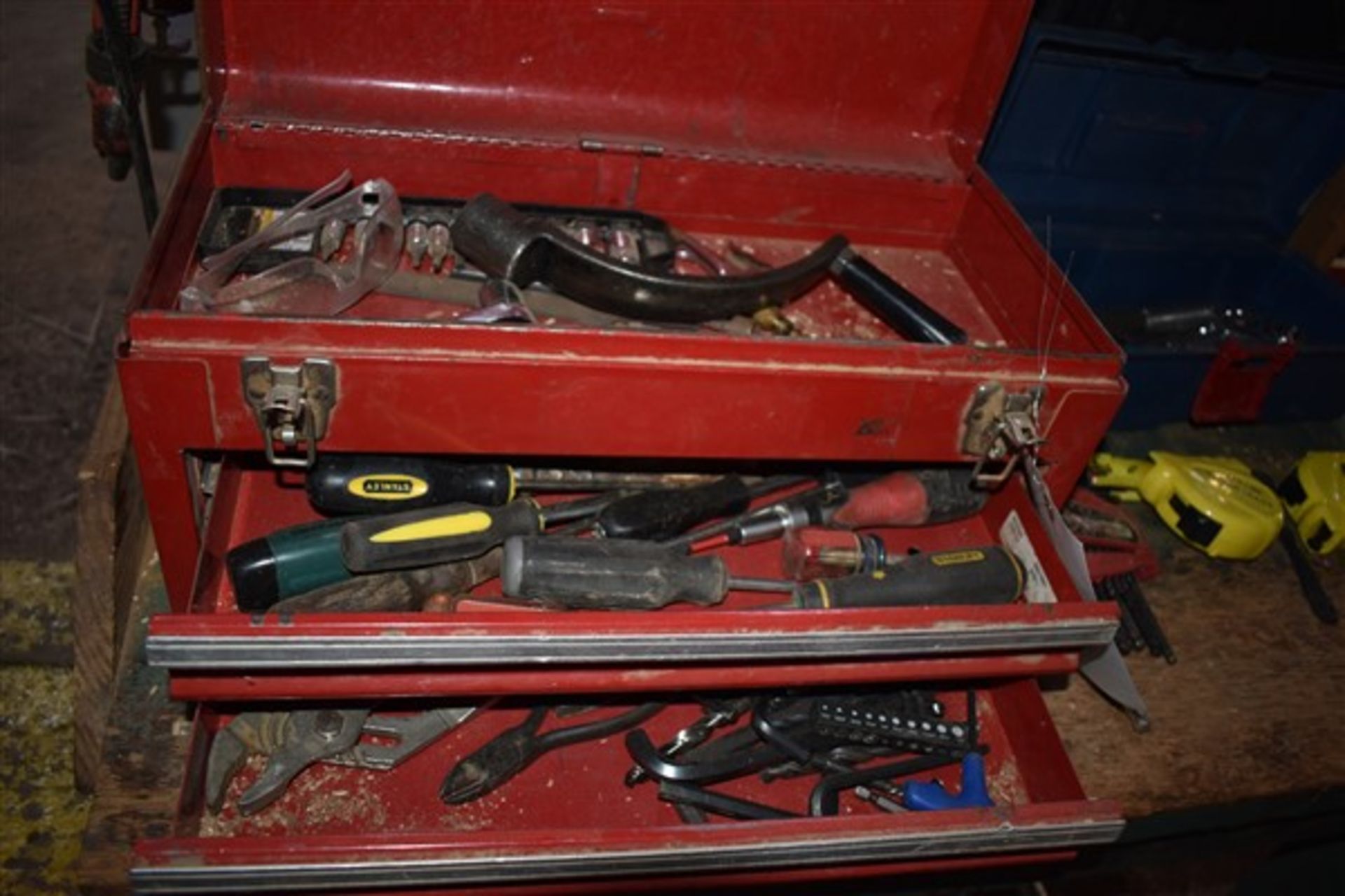 Tool Bench w/ Shaper Blades and Tools - Image 5 of 7