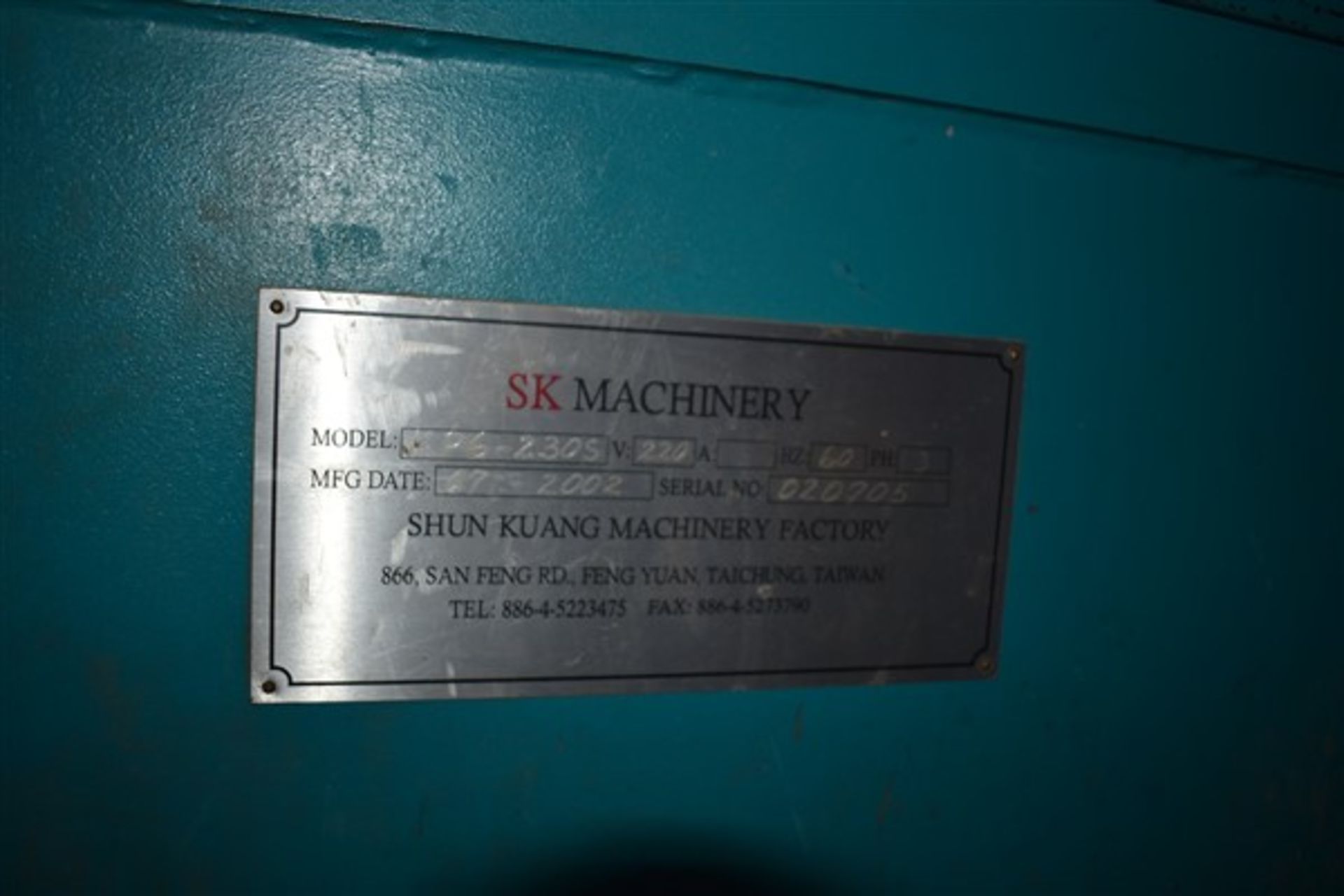 SK Machinery Shaper - Image 4 of 7