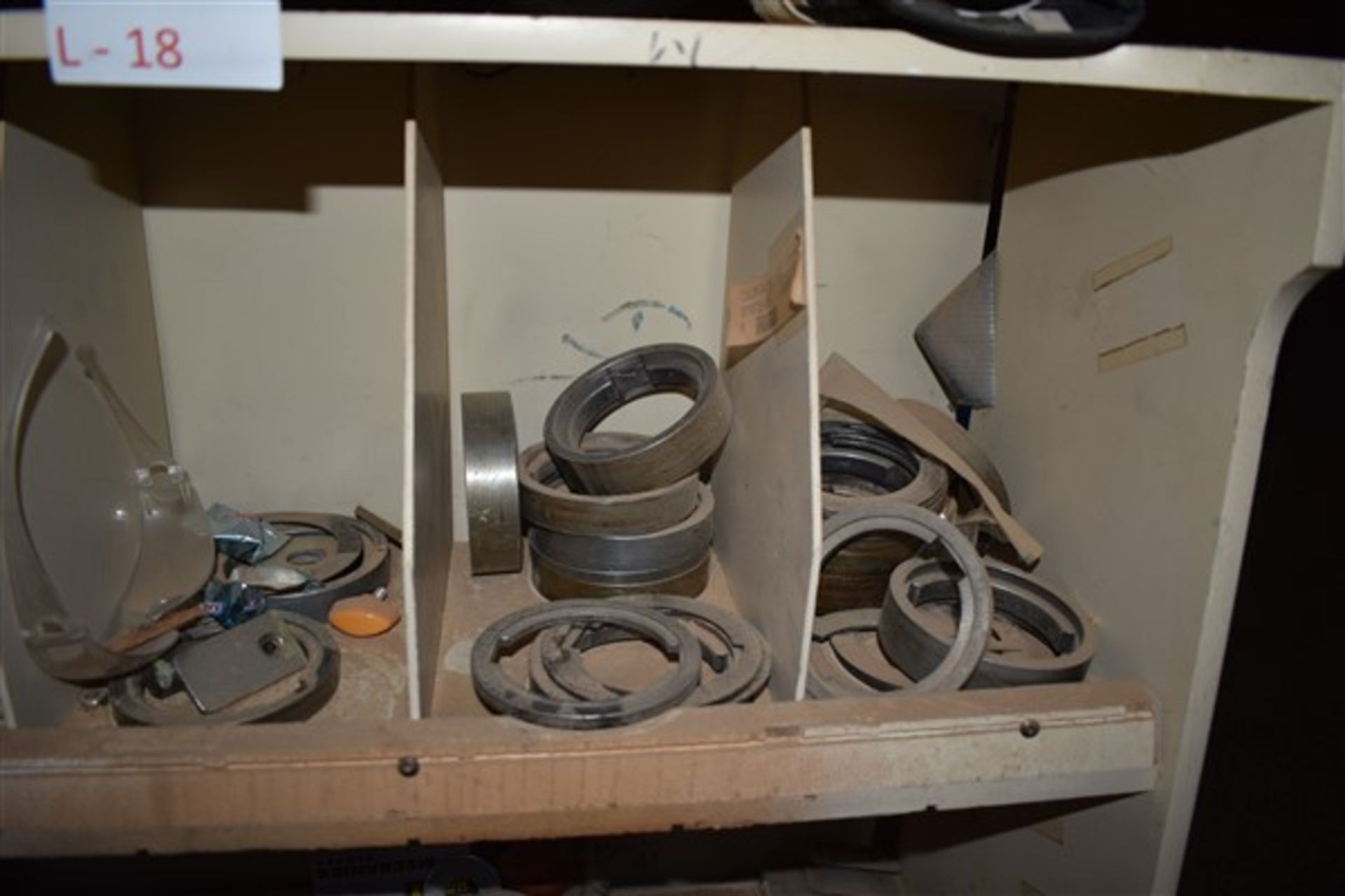 Shelving Unit containing Misc. Saw Parts - Image 2 of 4