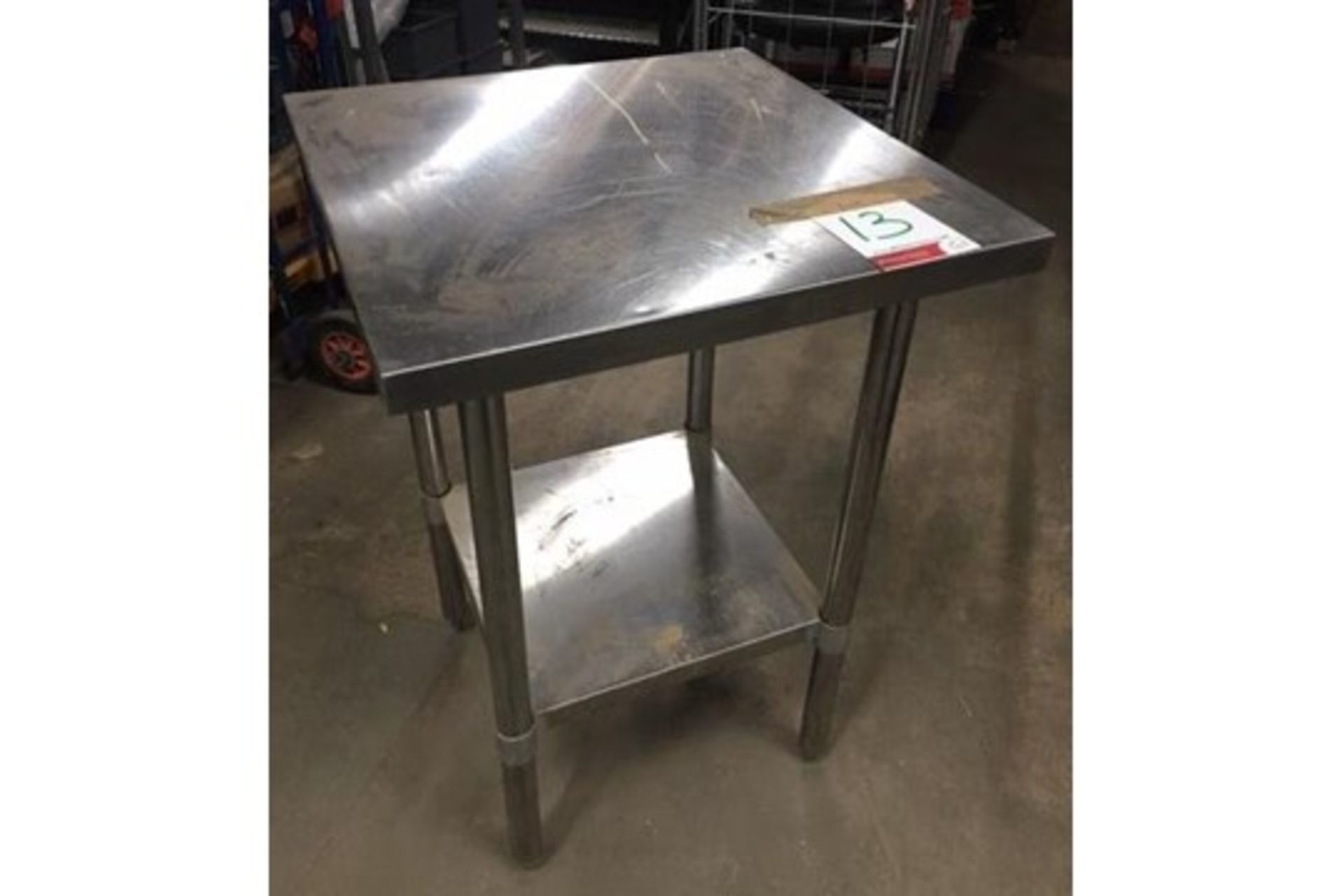 Stainless Steel Preparation Table w/ Undershelf