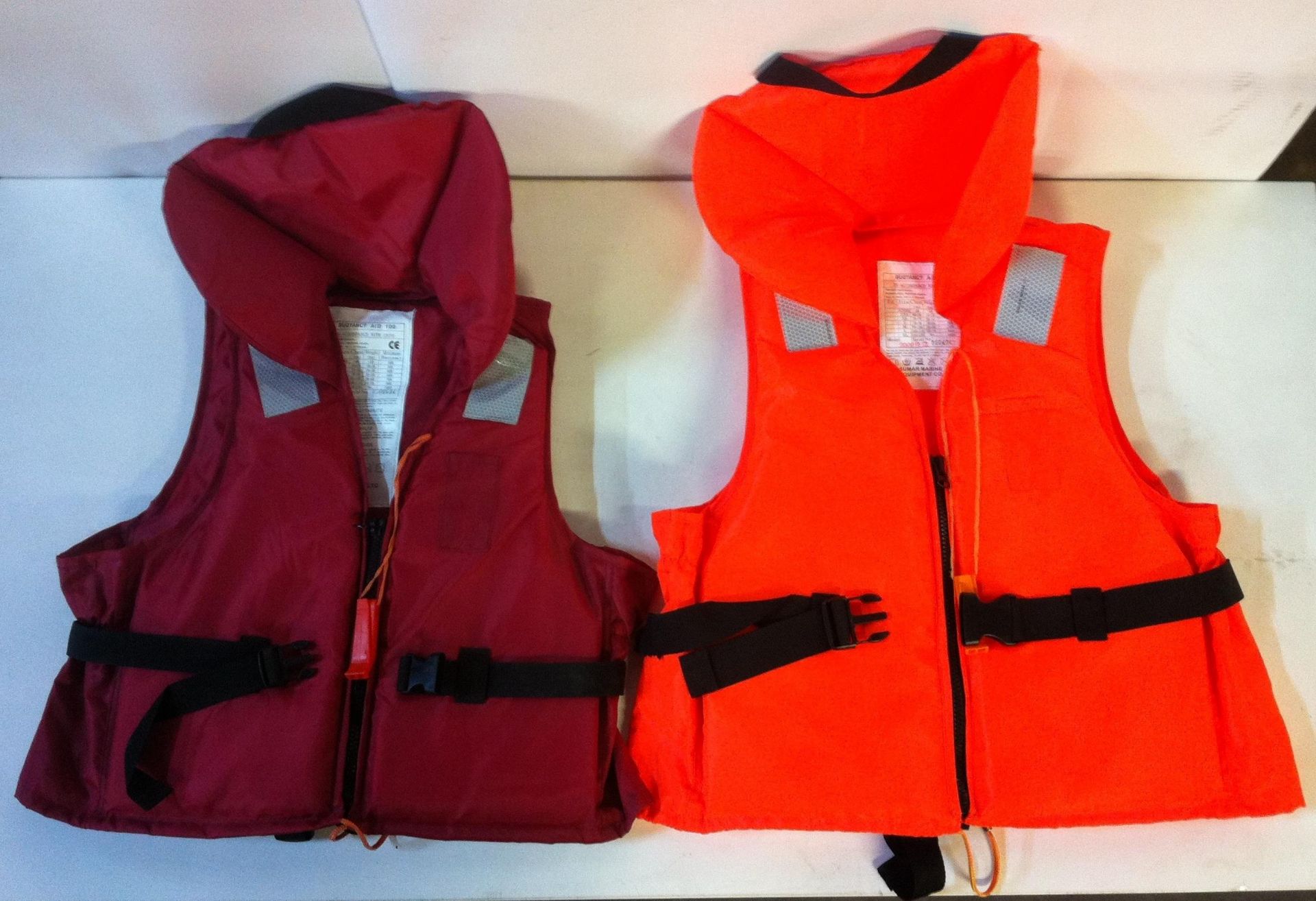 2 x Buoyancy Aid 100 Life Jackets