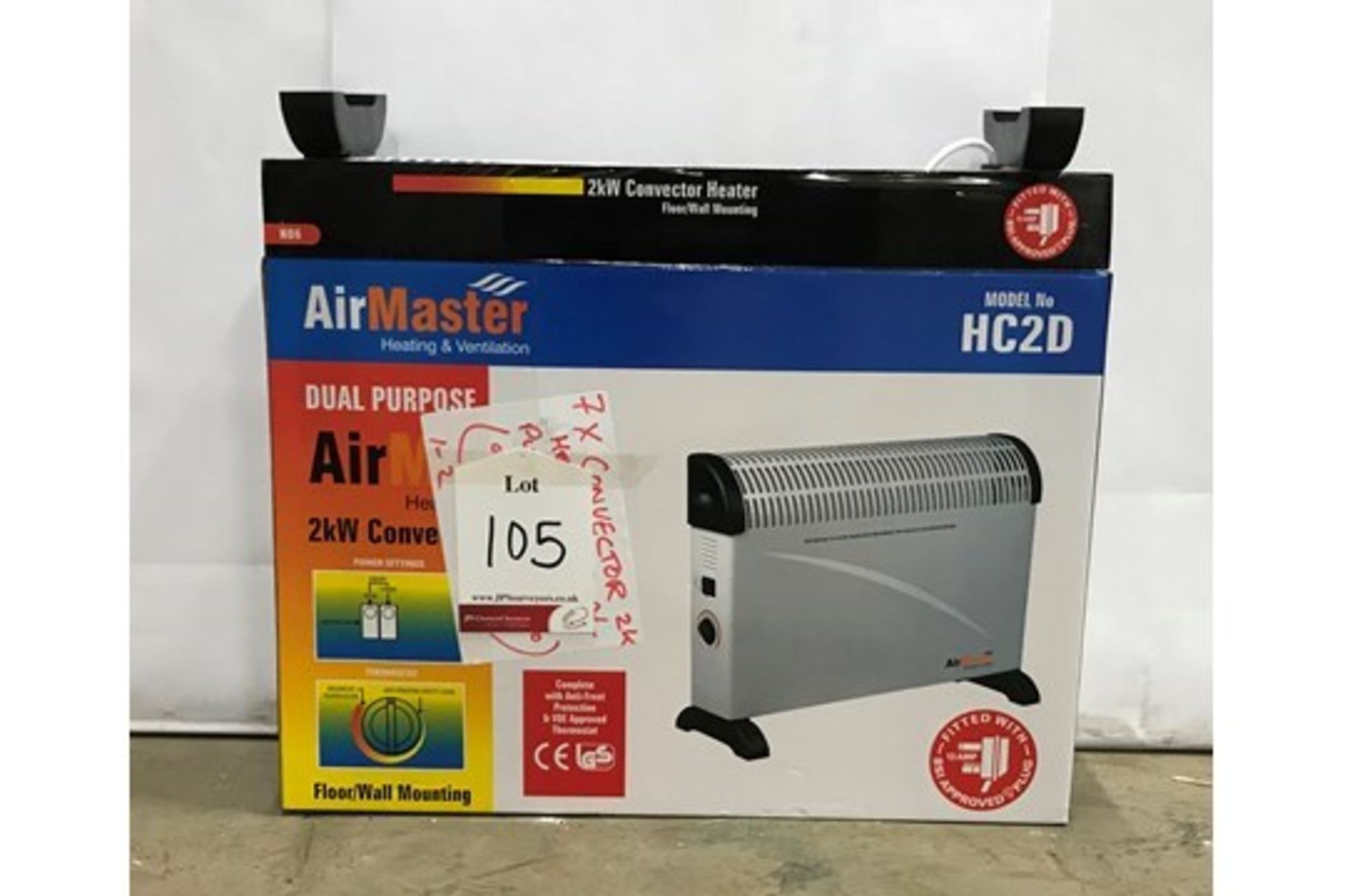 Airmaster HC2D Electric Heater