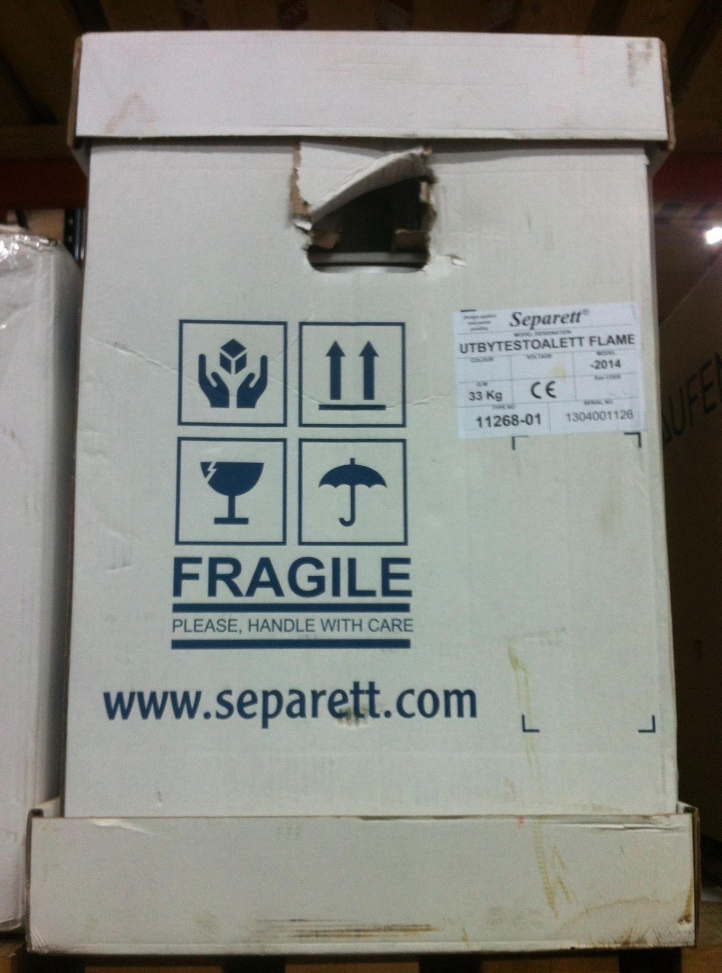 Separett "Flame" Waterless Toilet