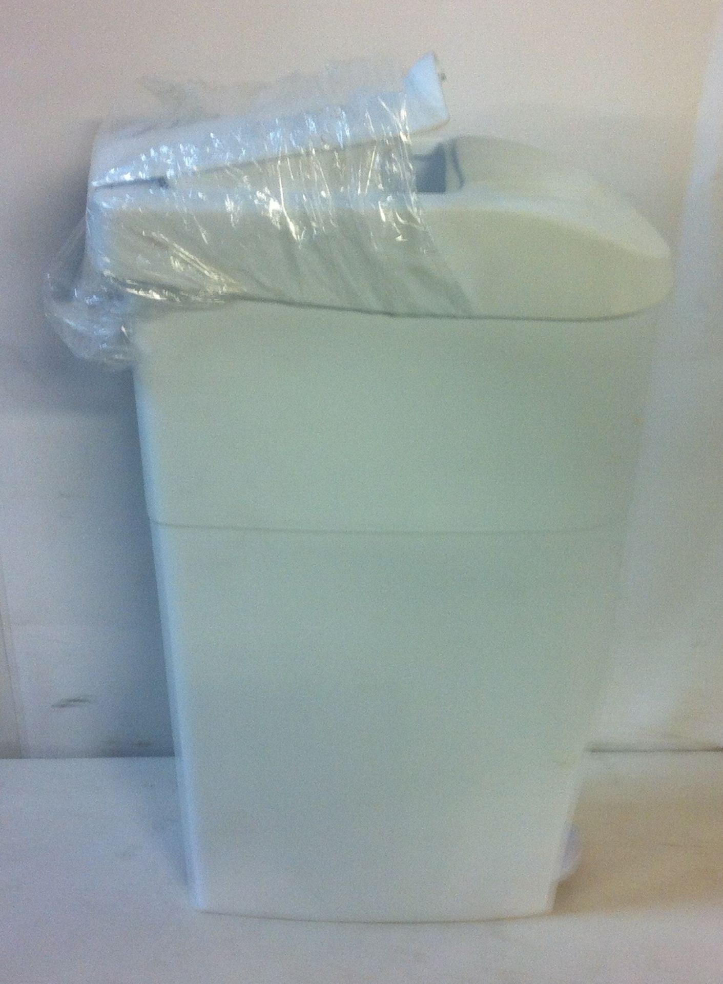 White bathroom pedal bin - Bild 2 aus 2