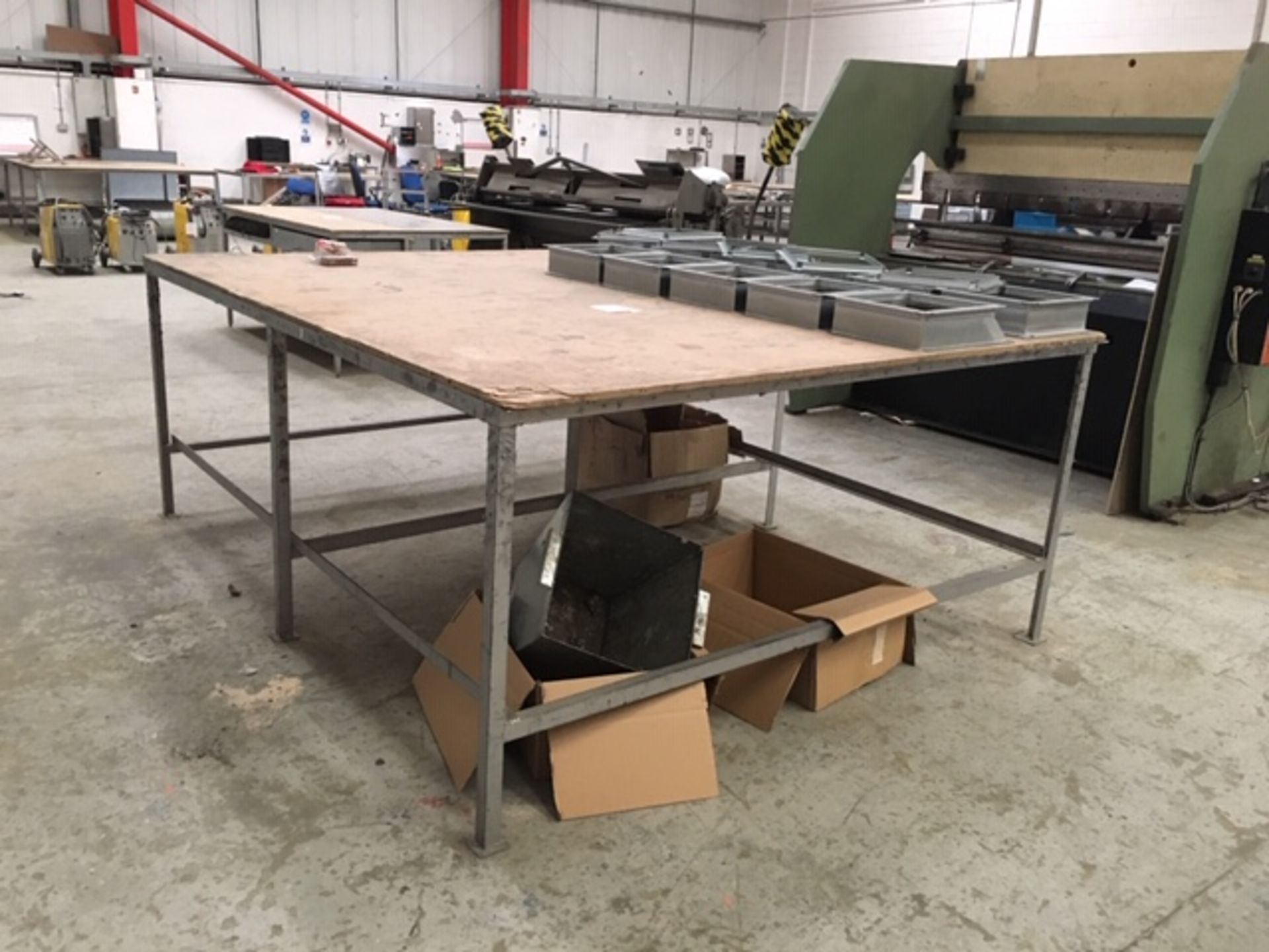 5 x Wooden Workshop Tables - Various Sizes - Please See Pictures - Image 3 of 5