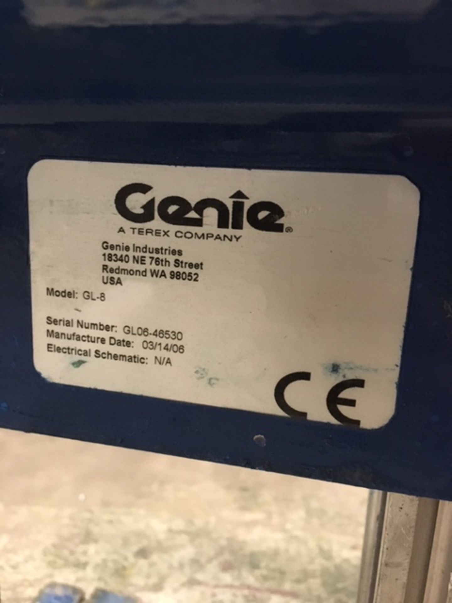 Genie GL8 Standard Base Material Lift - Image 4 of 4