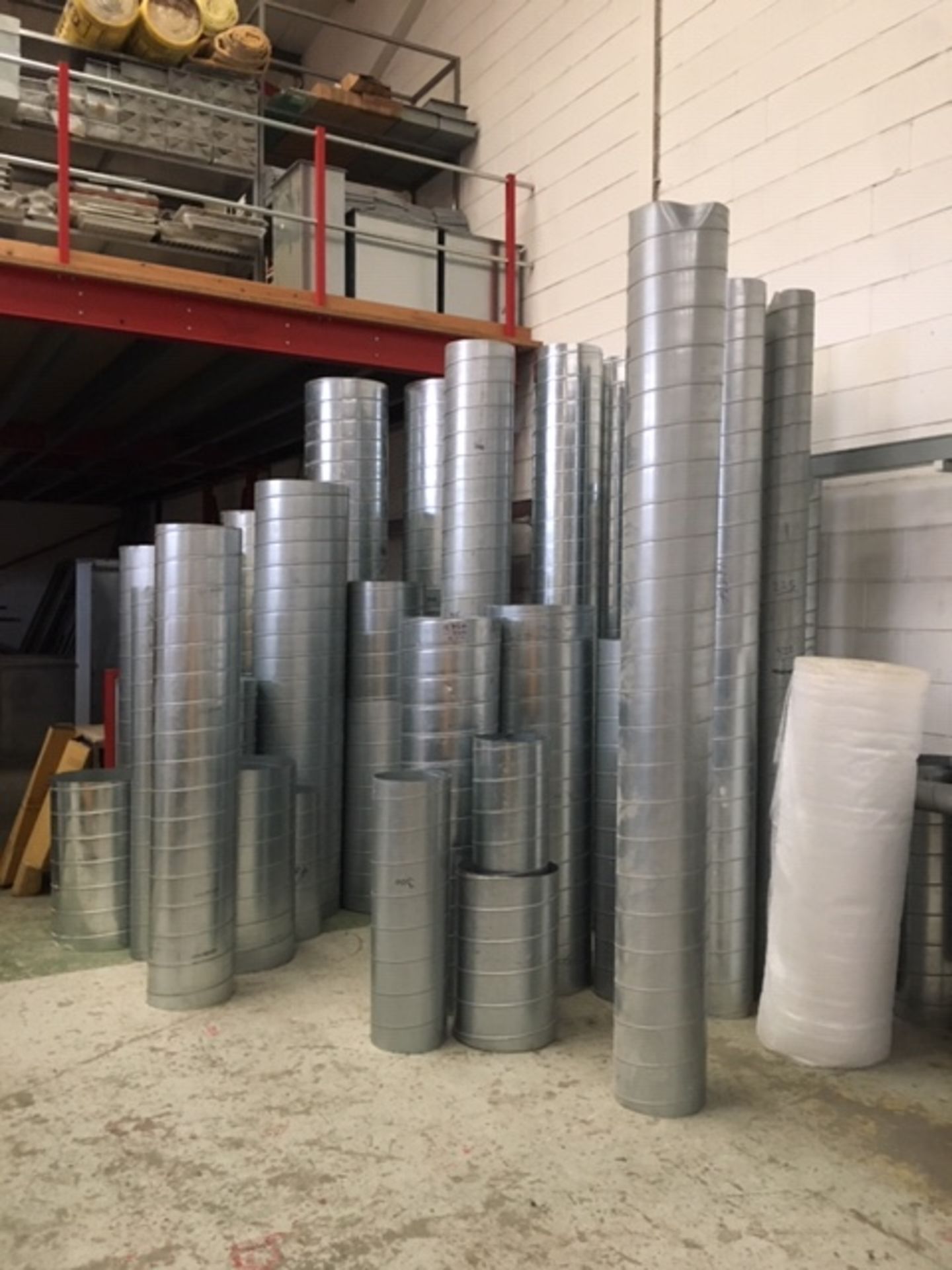Quantity of Ducting and Metal Stock as per Images