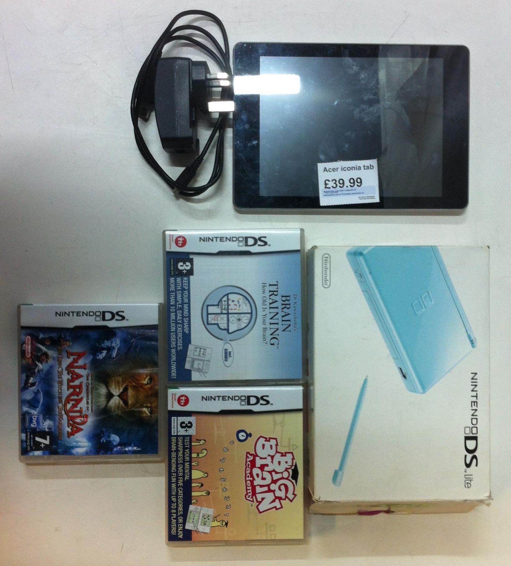 2 x Nintendo DS Lite Consoles w/ Games & Sony Playstation Portable Console - Please See Description.