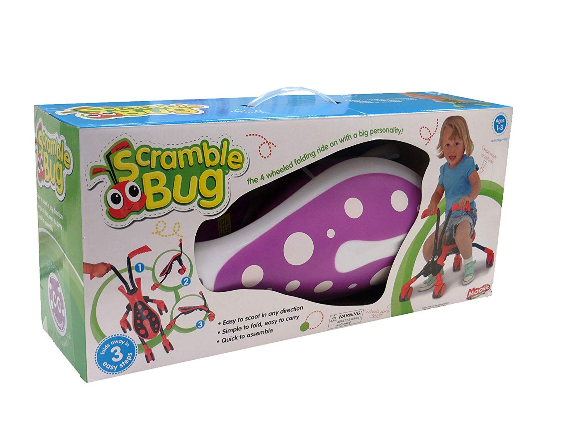 1 x Scramblebug Bubblegum (Lavender/ White) | 5021854085154 | RRP £ 29.09 - Image 2 of 2