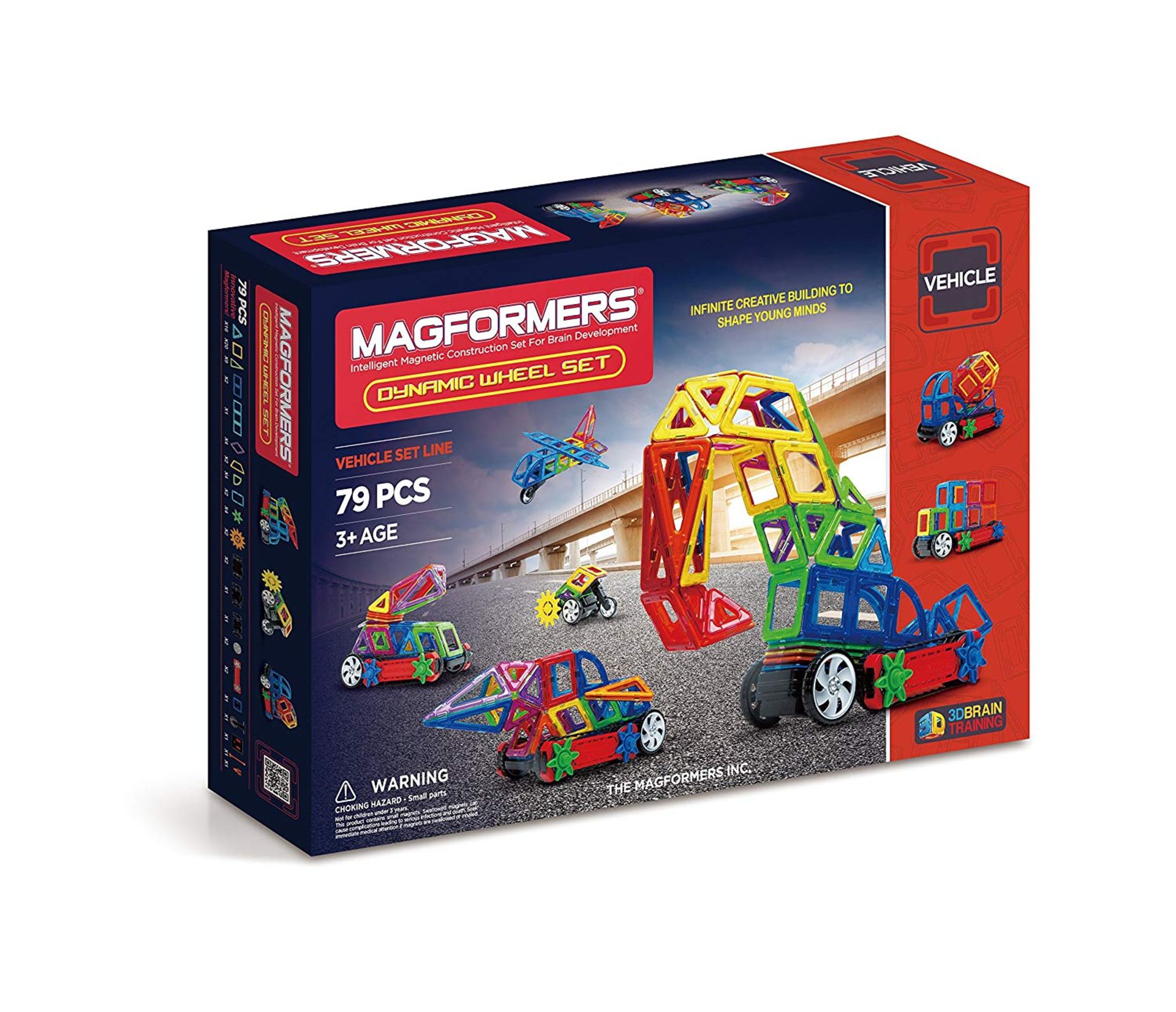 1 x Magformers Dynamic Wheel Set 79 piece Hi Tech Line | 8809134367667 | RRP £ 99.99