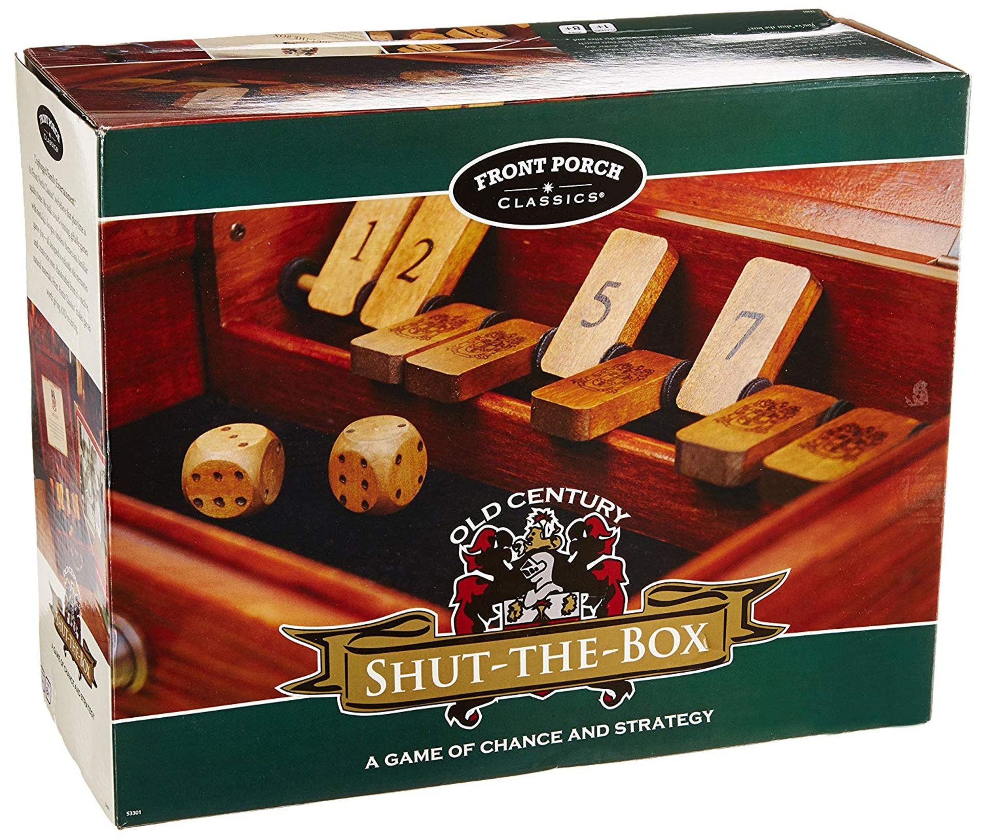 5 x Shut-The-Box Old Century Edition by Front Porch Classics | 793631104918 | RRP £230.30