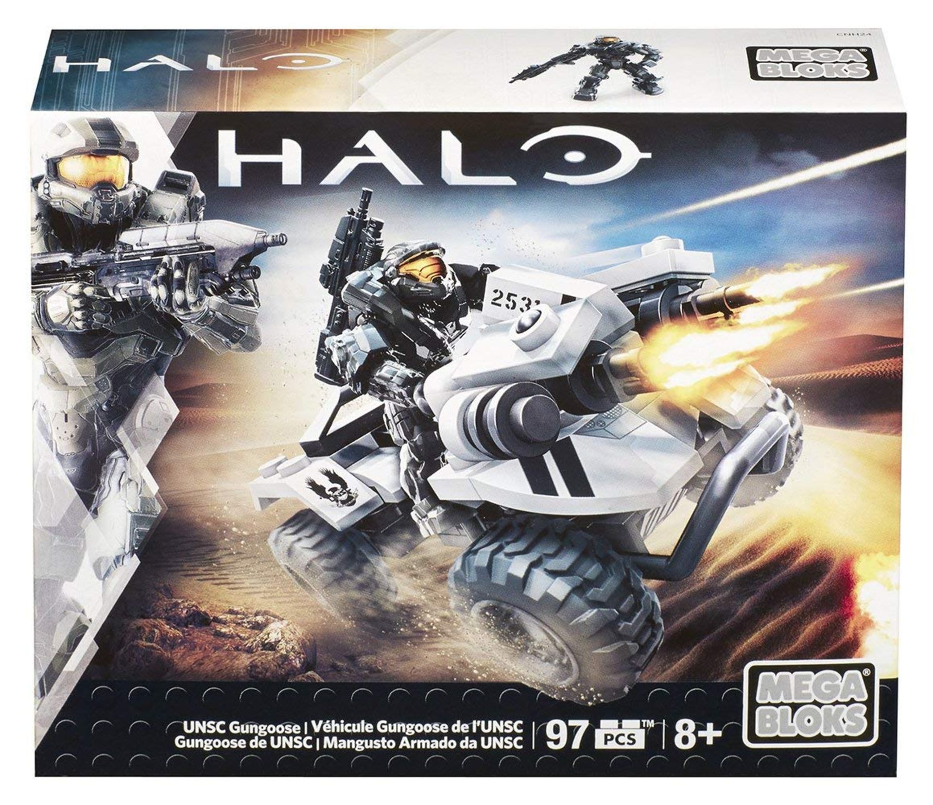 100 x Mega Blocks Halo UNSC Gungoose Building Set 97 PCS | 65541381933 | RRP £1,499.00