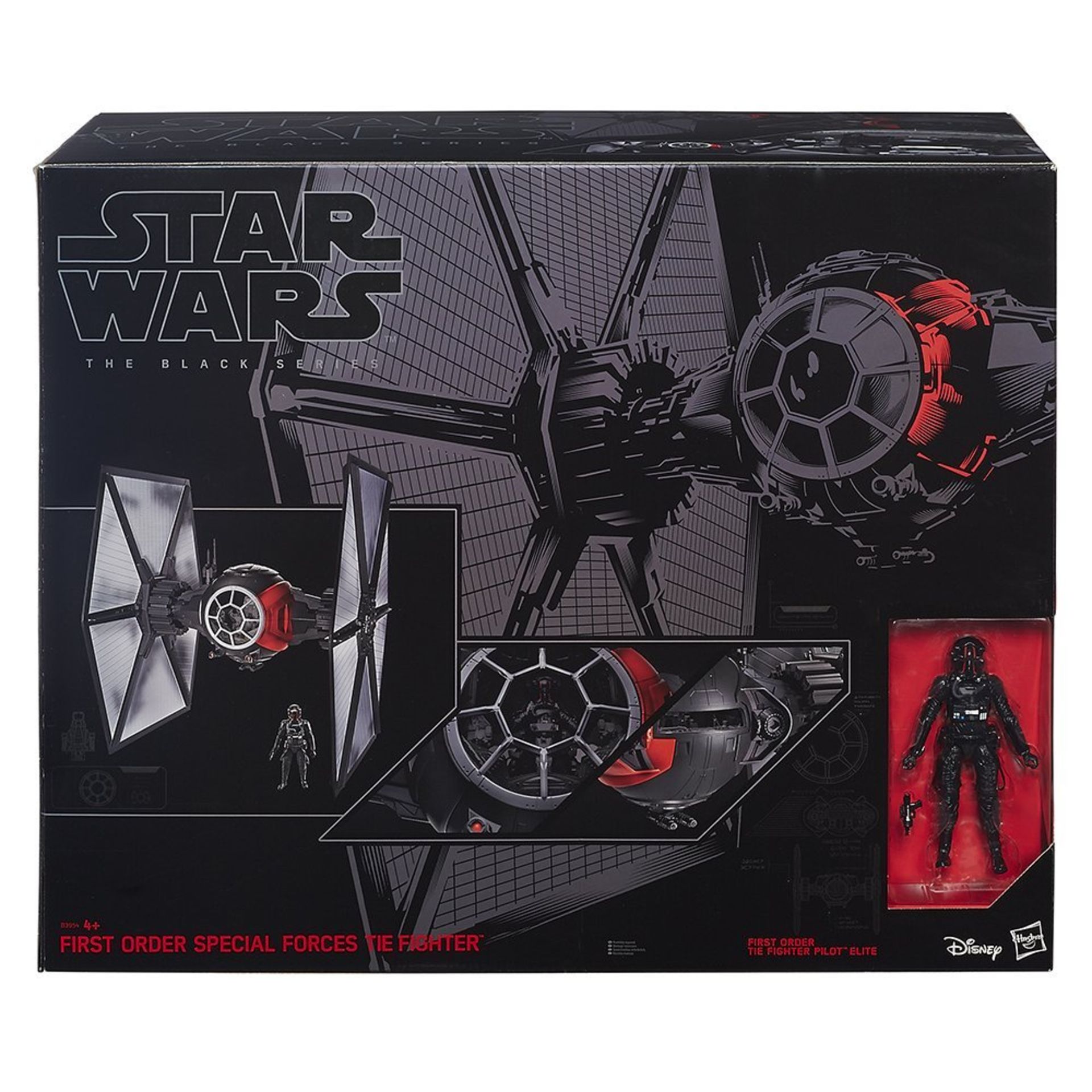 6 x Star Wars Collectors Toy - 6 Inch Scale Black Series Special Forces Tie Fighter - Action Figure - Image 2 of 2