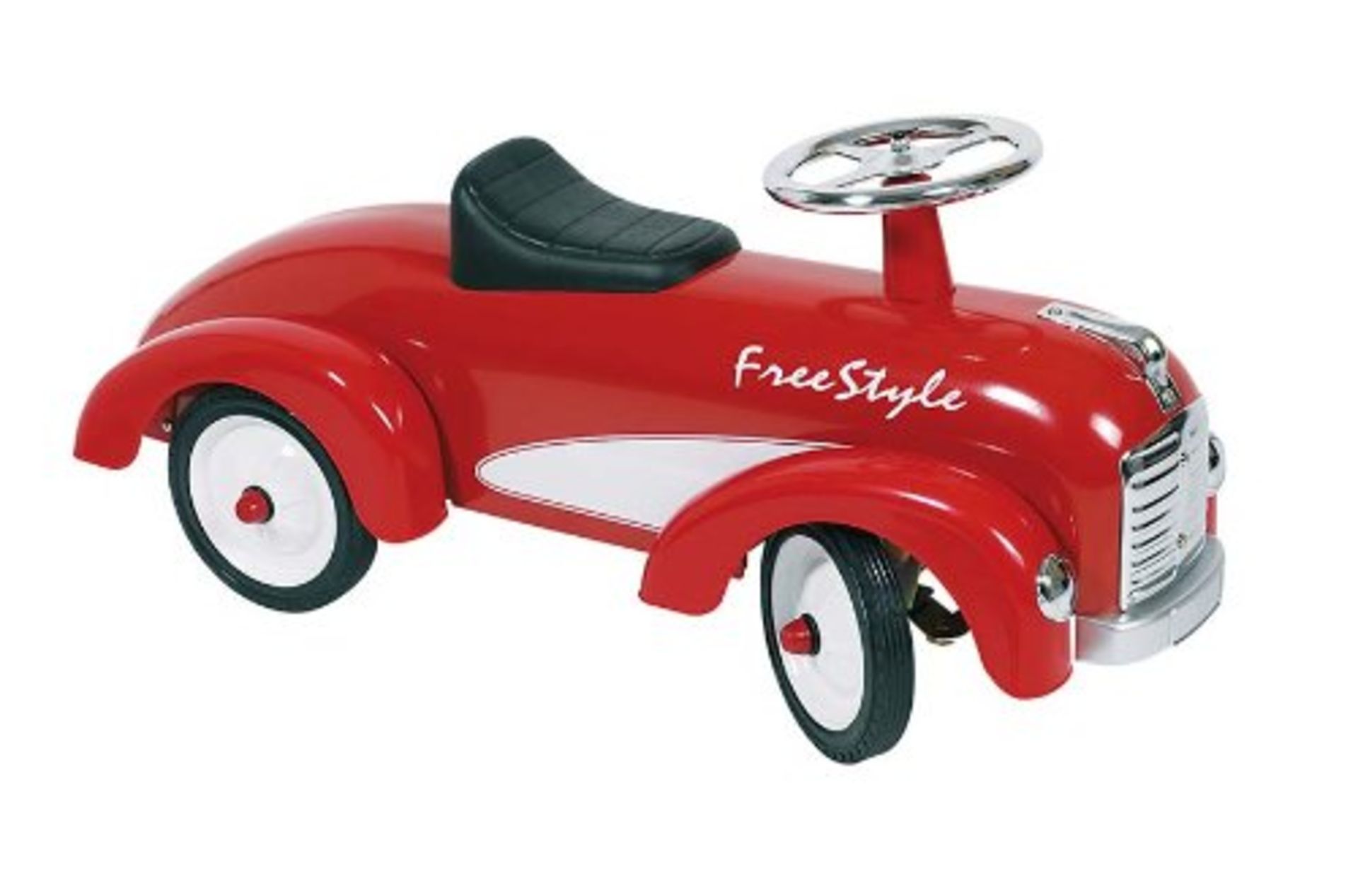 1 x Red Freestyle Metal Ride on Car | 4013594140874 | RRP £55.00