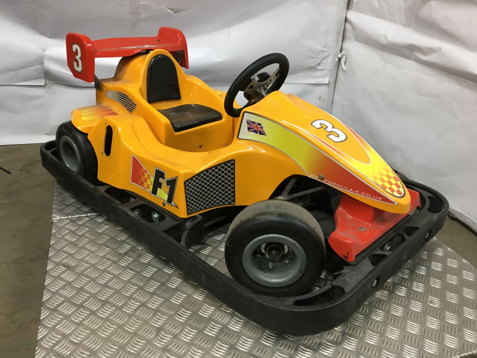 Formula K 'F1' Kids Pay & Ride Go Kart WITHOUT Charger