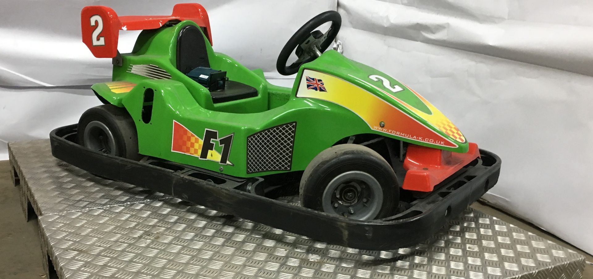 Formula K 'F1' Kids Pay & Ride Go Kart w/ Battery Charger - Image 2 of 4
