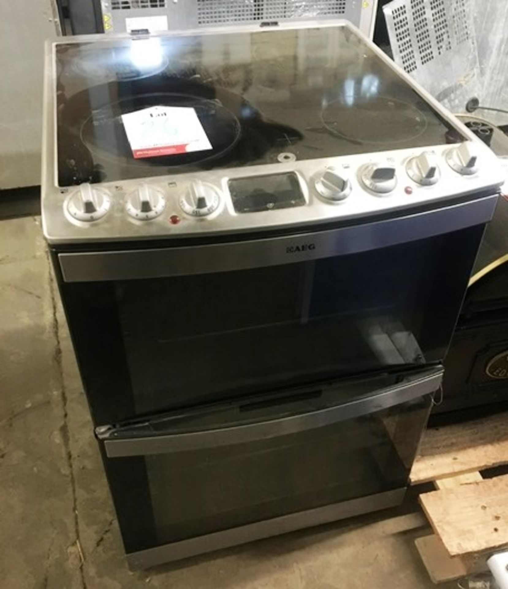 AEG 43102V-MN 4 Burner Electric Double Oven