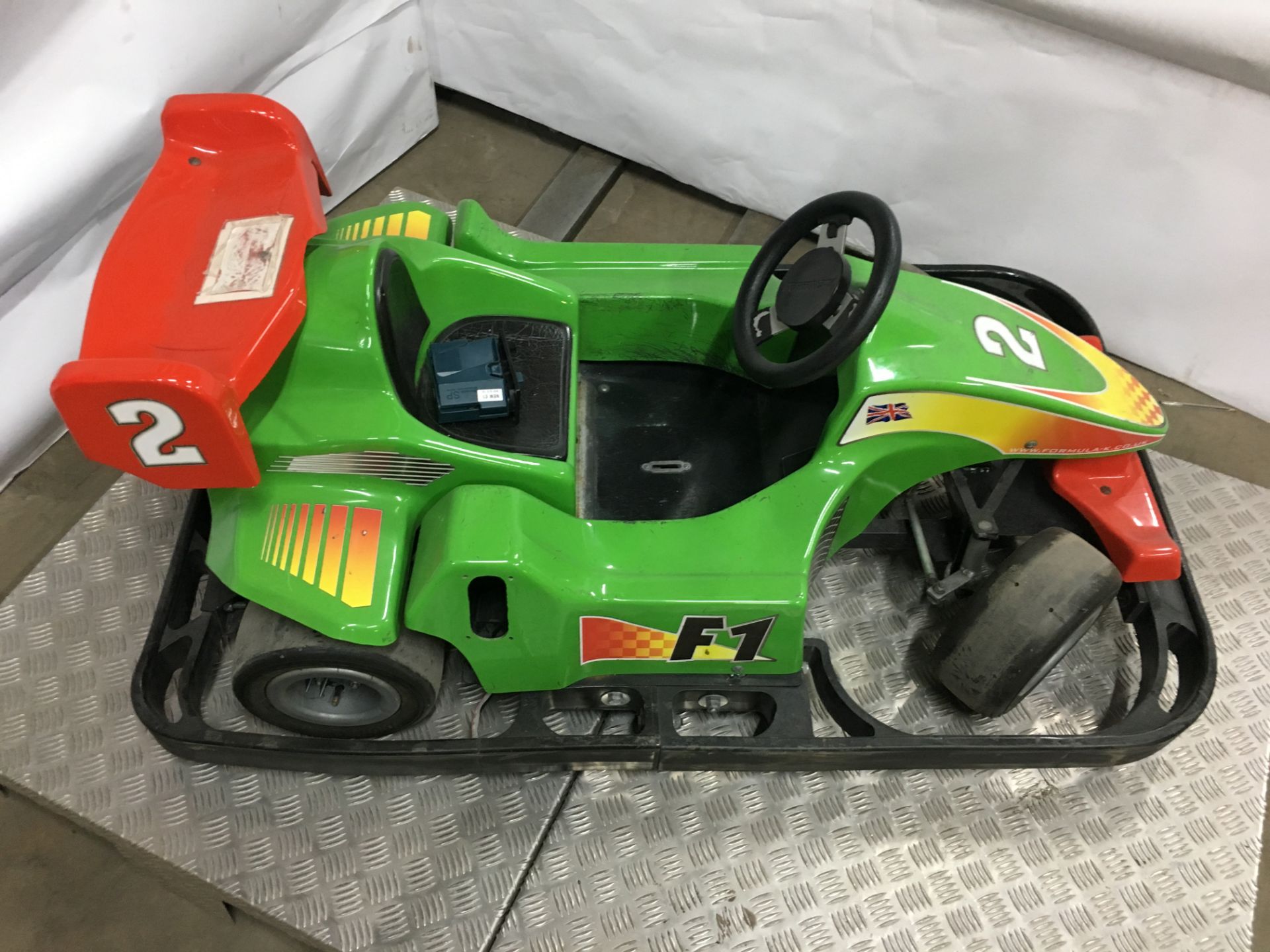 Formula K 'F1' Kids Pay & Ride Go Kart w/ Battery Charger - Image 4 of 4